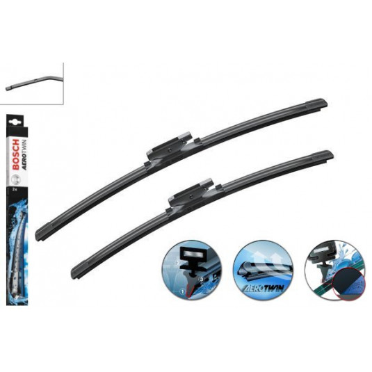 Чистачи Bosch Aerotwin комплект за RENAULT Clio II (Campus) [BB./CB./SB.] (06.09-дн.) 500/450mm