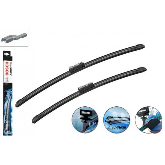 Чистачки Bosch Aerotwin комплект за SEAT Cordoba [6L2] (02.06-11.09) 530/475mm