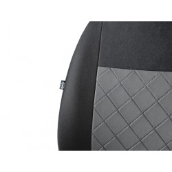 Autopoťahy Craft Line (froté-textil) sivo-čierne