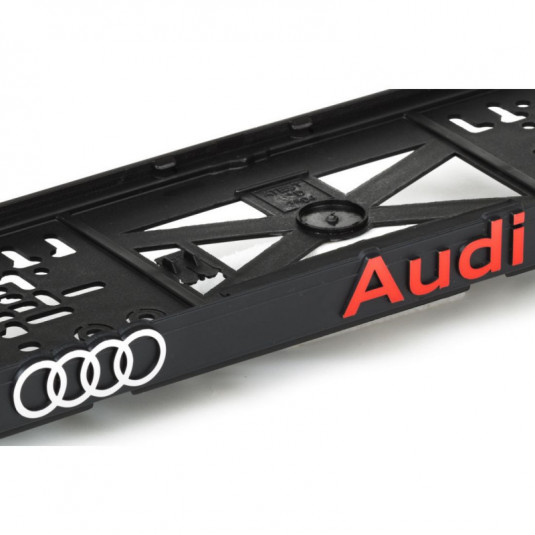 Подложка под РПК 3D AUDI червена
