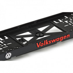 Подложка под РПК 3D Volkswagen червена - малки букви
