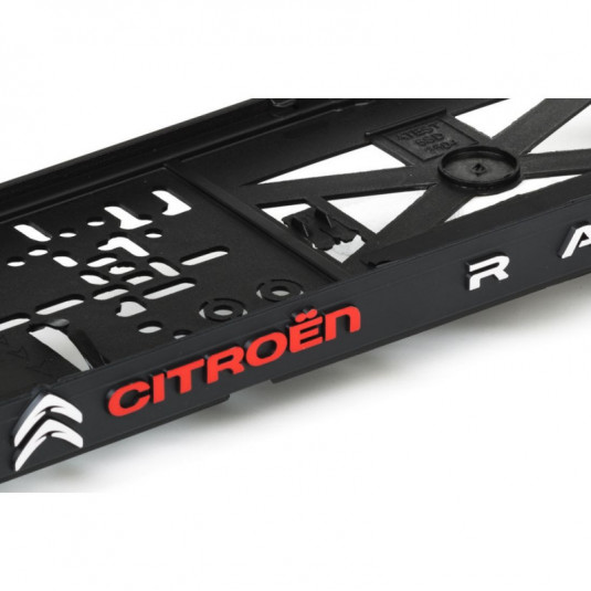 Подложка под регистрационен номер 3D CITROËN RACING