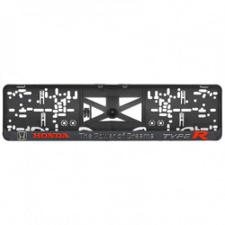 Подложка под номер 3D HONDA TYPE R
