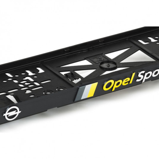 Подложка под регистрационен номер 3D OPEL SPORT