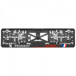 Подложка под регистрационен номер 3D PEUGEOT SPORT