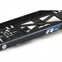 Поставка за регистрационна табела 3D VW R LINE синя