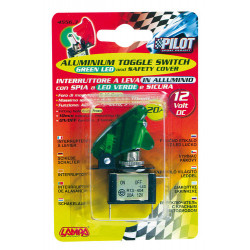 Превключвател лост 12 V 20 A зелен Модел 4