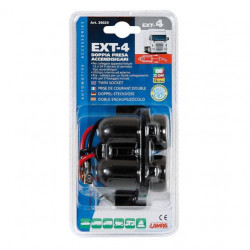 Двойна запушена розетка 12/24 V до 15 A