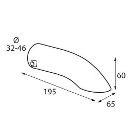 Окончание на издувната система (Ø издухване до 46mm) T-07