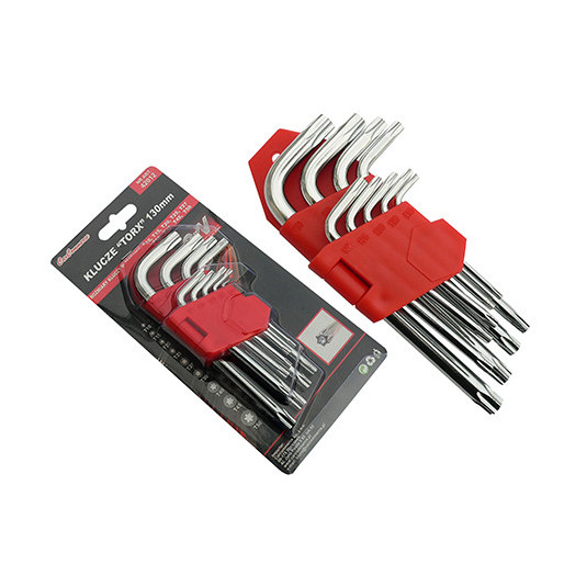 Комплект ключове TORX 9 броя