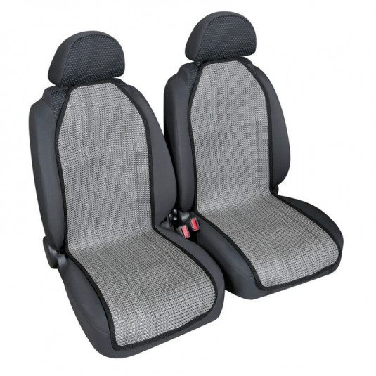 Аерирана подложка за седалка SLIM STRIP 2 бр. сива