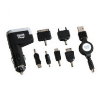 Автомобилно зарядно устройство с USB, 6 редукции с намотка 12-24V