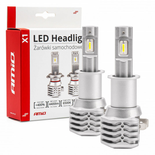 LED крушки на главното осветление H3 X1 Series AMiO