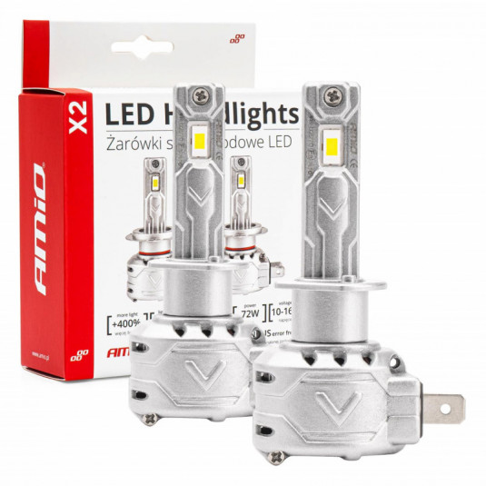 LED крушки основно осветление H1 X2 Series AMiO (+canbus)