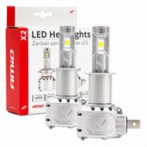 LED лампи главна светлина H3 X2 Series AMiO (+canbus)