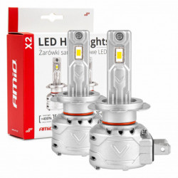 LED жарулички за главното осветление H7 X2 Series AMiO (+canbus)