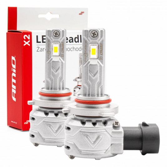 LED крушки главно осветление HB3 9005 X2 Series AMiO (+canbus)