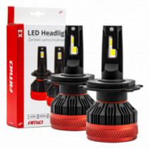 LED лампи за главното светлина H4 X3 Series AMiO (+canbus)