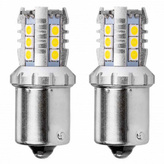 LED лампи CANBUS 3030 16SMD 1156 BA15S P21W R10W R5W White 12V/24V