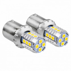 LED лампи CANBUS 3030 16SMD 1156 BA15S P21W R10W R5W White 12V/24V