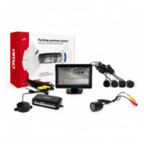 Паркинг асистенти TFT01 4,3" с HD-301 IR камера, 4-сензорни, черни