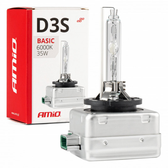 Ксенонна лампа D3S 35W 6000K AMiO BASIC