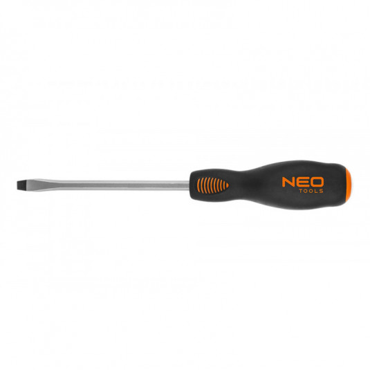 NEO Режещи плоски отвертка - Кръстатата отвертка 8,0 x 150 mm, S2
