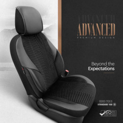 Комплект авточехли OTOM ADVANCED 204 BLACK BABYFACE 3-ZIP
