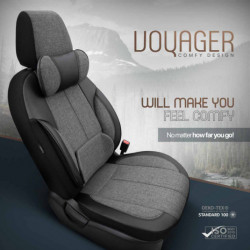Комплект автомобилни тапицерии OTOM VOYAGER 102 SMOKED 3-ZIP