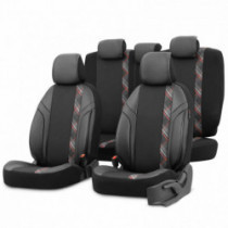 Комплект авточехлов OTOM HORIZON 1801 RED 3-ZIP