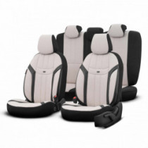 Комплект автомобилни калъфи OTOM SWAN 503 BEIGE 3-ZIP