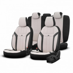 Комплект автомобилни калъфи OTOM SWAN 503 BEIGE 3-ZIP