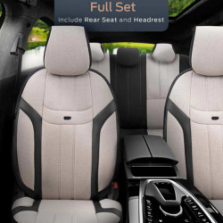 Комплект автомобилни калъфи OTOM SWAN 503 BEIGE 3-ZIP