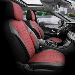 Комплект автомобилни калъфи OTOM THRONE 103 RED 3-ZIP