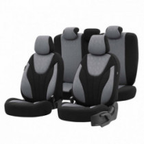 Комплект автомобилна тапицерия OTOM RUBY 1202 GREY/BLACK 3-ZIP