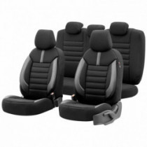 Комплект автотапицерия OTOM LIMITED 102 BLACK/GREY 3-ZIP