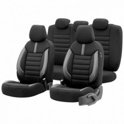 Комплект автотапицерия OTOM LIMITED 102 BLACK/GREY 3-ZIP