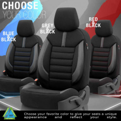 Комплект автотапицерия OTOM LIMITED 102 BLACK/GREY 3-ZIP