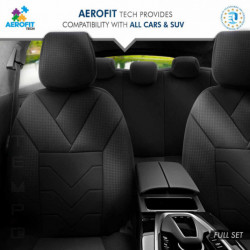 Комплект автомобилни калъфи OTOM TEMPO 1501 BLACK NZ