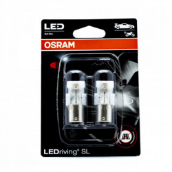 P21W LED крушка osram LEDriving червена 12V