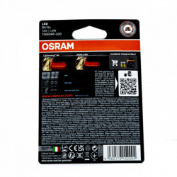 P21W LED крушка osram LEDriving червена 12V