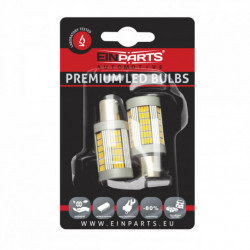 P21W LED жарулия (135 x SMD 4014) оранжева canbus