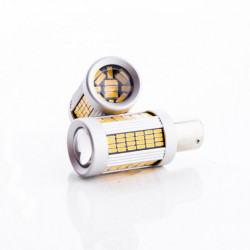 Py21W LED крушка (135 x SMD 4014) оранжева canbus V2