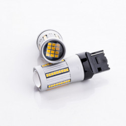 W21W LED крушка (66 x SMD 2016) оранжева canbus