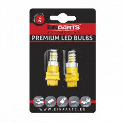 P27W LED крушка (30 x SMD 3020) оранжева canbus
