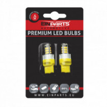 W21W LED крушка (30 x SMD 3020) оранжева canbus