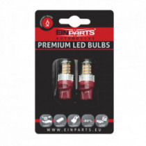 W21/5W LED крушка (30 x SMD 3020) червена canbus 7443ck 12/24V