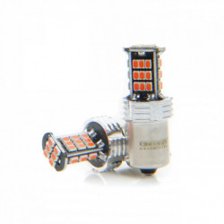 LED лампа P21W (30 x SMD 3020) червена canbus 12/24V