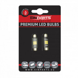 C10W LED крушка (6 x SMD 2016) 39 mm 6000k canbus