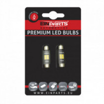 C10W LED крушка (6 x SMD 2016) 42 mm 6000k canbus
